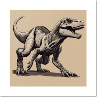 T-Rex Japanese art Posters and Art